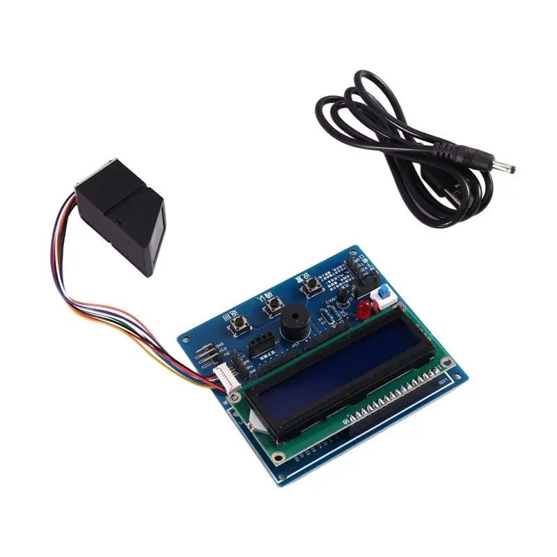 

AA84 Multifunctional Test Support Three Buttons AS608 500Dpi Optical Fingerprint Recognition Module, DC 3.3V 60Mah