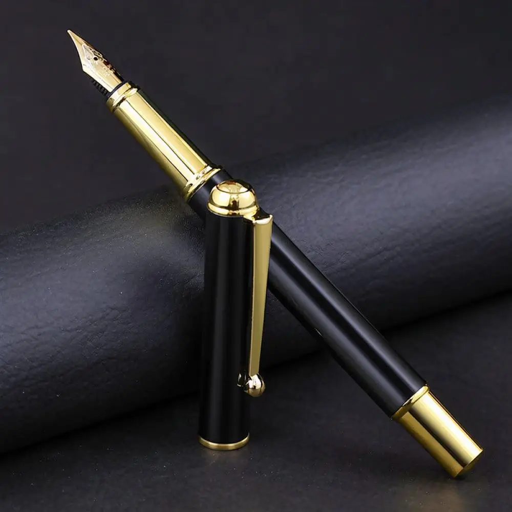 Ergonomic Metal Fountain Pen Morandi Palette Stationery For Professional Office Use Document Signing Durable Ink Pen