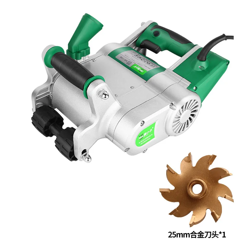 Dust-free Wall Chaser for Hydropower Project, One-time Forming Groove Cutter for Aerated Block, Foam Brick & Light Brick Wall