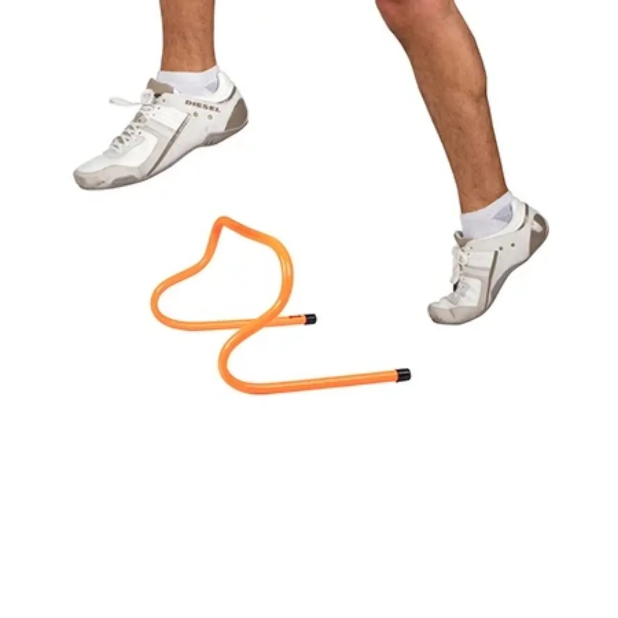 Conjunto de 5 obstáculos de treinamento de velocidade de seis polegadas, equipamento de agilidade de altura ajustável para pilotos de pista, futebol e fitness