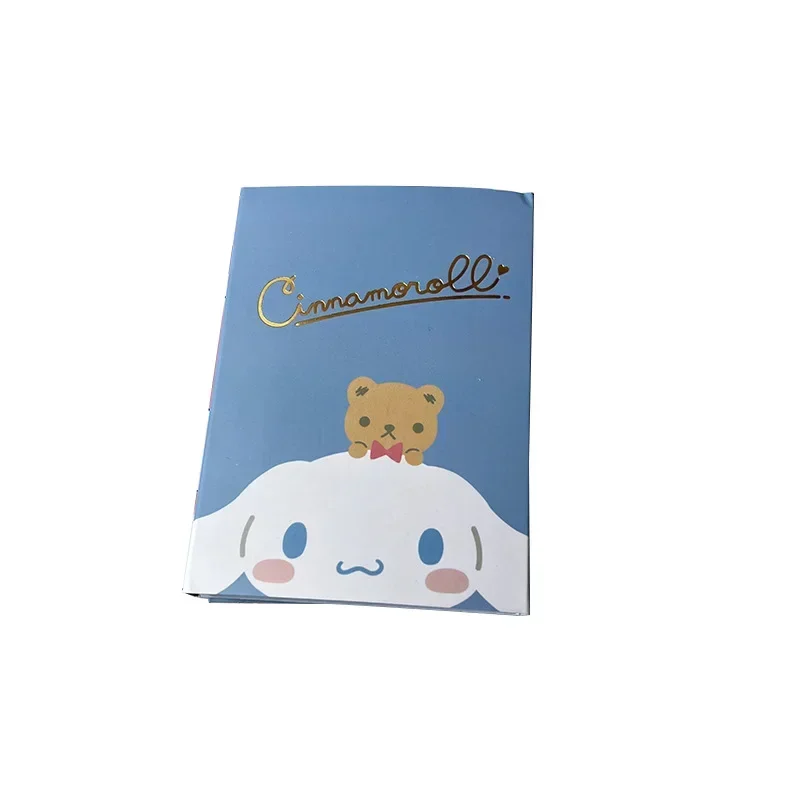 Sanrio Cartoon Sticky Note Adesivo, Cinnamoroll Kuromi Minha mensagem melodia