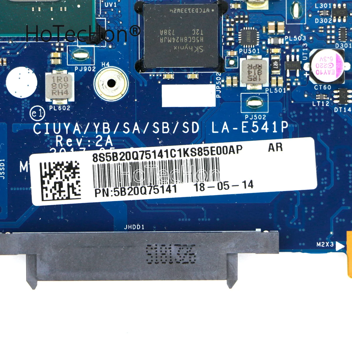 Imagem -03 - Mx130 V2g para Lenovo Flex 51570 Laptops 5b20q75141-placa-mãe La-e541p w I78550u