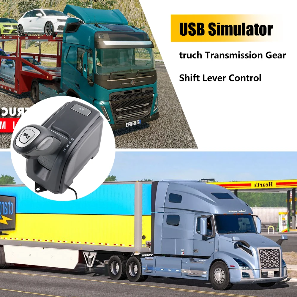 USB Automatic Transmission Gear Shift For ETS2 ATS CTS Game Shifter Euro Truck Simulator 2 For Logitech G923 G29 G27 G25 TGT2 view 2