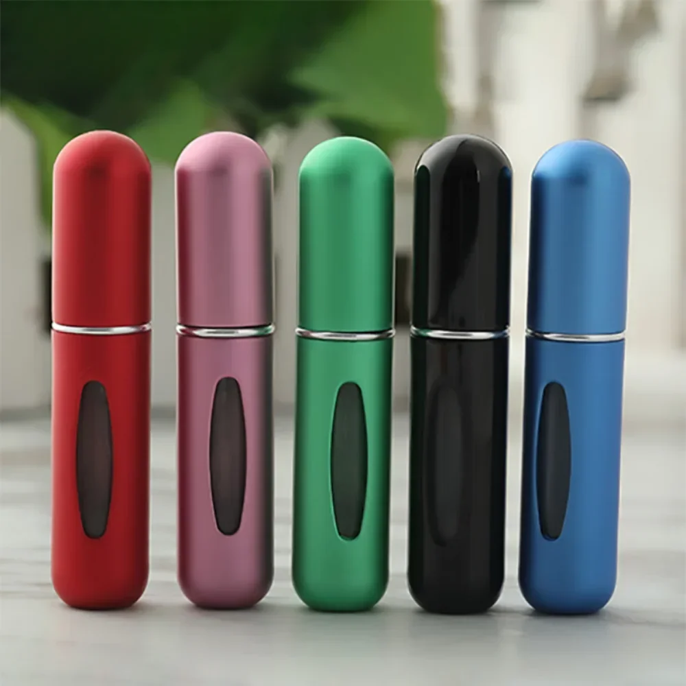 5ml Mini Refillable Perfume Bottle with Spray Scent Pump Empty Cosmetic Container Atomizer Bottle For Travel Tool