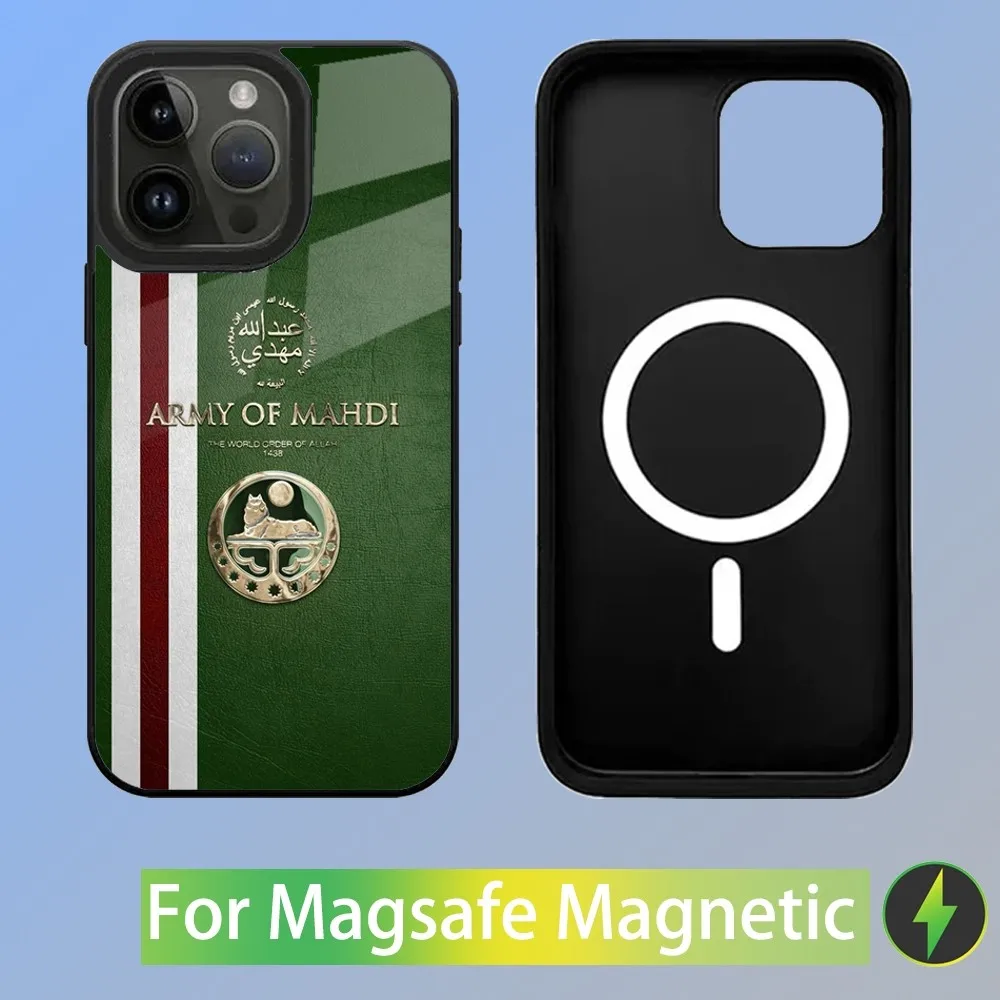 C-Chechen National Flag Phone Case For iPhone 15,14,13,12,11,Plus,Pro,Max Mini Magsafe Magnetic Wireless Charging