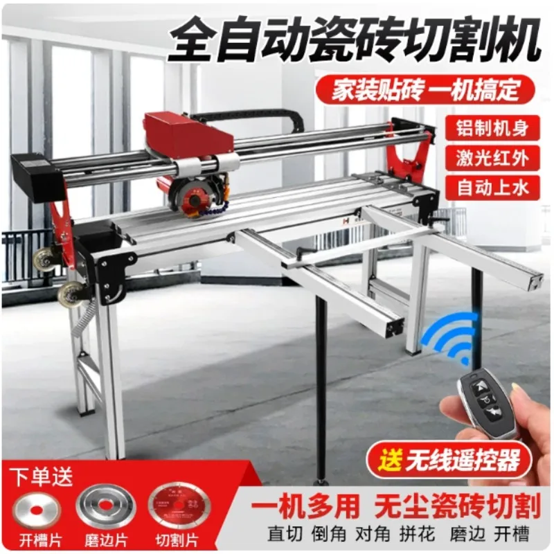 Multi‑function Desktop Tile Cutting Machine・Manual Push Knife Water Jet 45 Degree Chamfering Tile Processing Working Equipment
