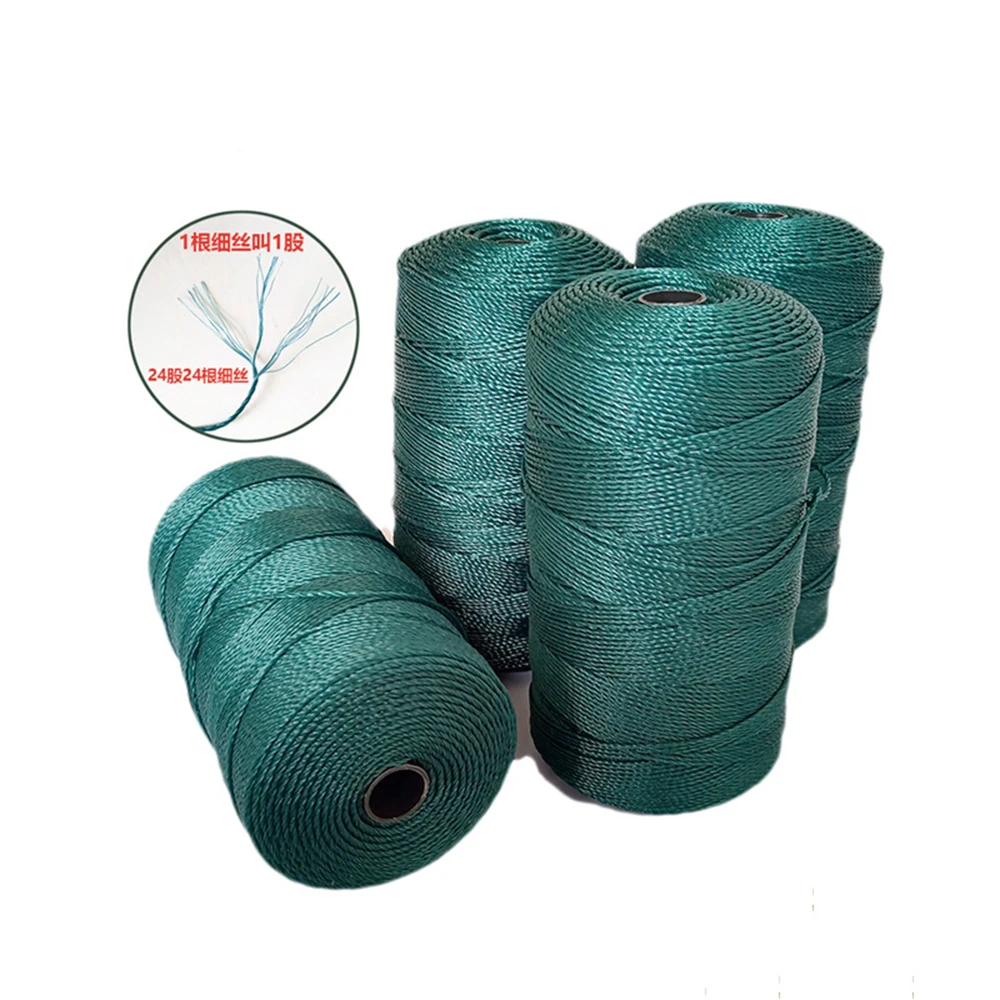 Factory Wholesale Fishing Rope Line Repair Braided Thread Fishnet Net Netting Fish Wrapping Fisheries Fishing Net Material Pesca