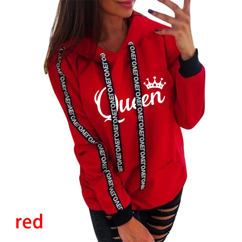 Suéter con capucha estampado para mujer, Sudadera con capucha suelta informal, Sudadera con capucha con estampado personalizado, nueva moda