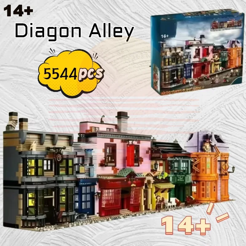 5544pcs Diagonal Lane Building Adjacent Alley Street View Model The Of Home Decor Christmas Gifts