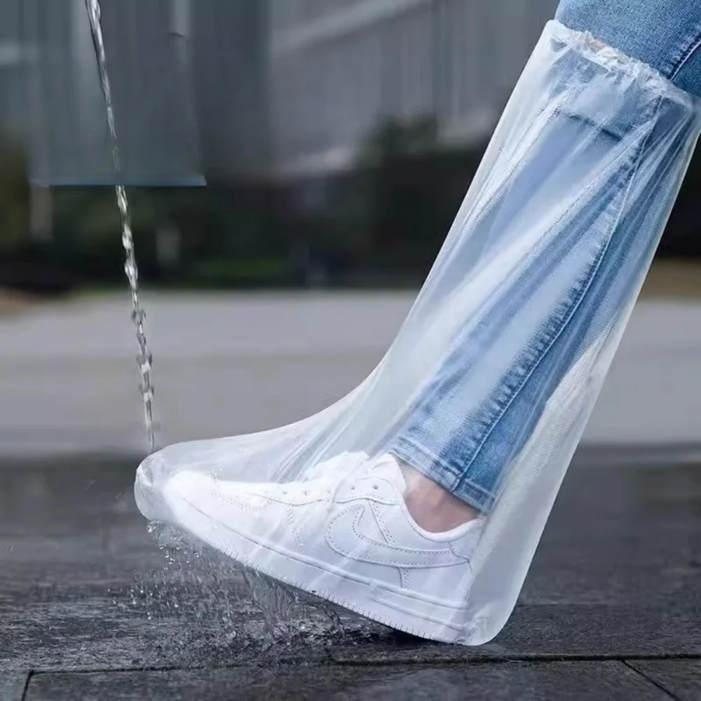 Disposable Rain Shoe Cover Waterproof and Non-slip Plastic Outdoor Thickened Wear-resistant Isolation Foot Cover Rain Proof