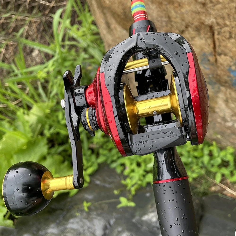 Imagem -06 - Ultra Light Fishing Reel Baitcasting Roda Jig Pesca Casting Reel para Catfish Bass Carp 6.4:1 Relação de Engrenagem Profissional