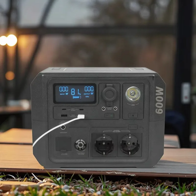Generador de energía eléctrica Solar para acampar al aire libre, Banco de energía Solar portátil, generador de respaldo, estación de energía de batería Lifepo4