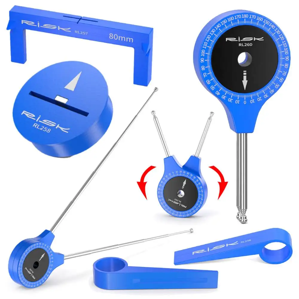 Transportador de juntas de bicicleta, buscador de ángulo de postura de ciclismo, herramienta de medición, llave de pistón de disco hidráulico, herramienta de posicionamiento de sillín