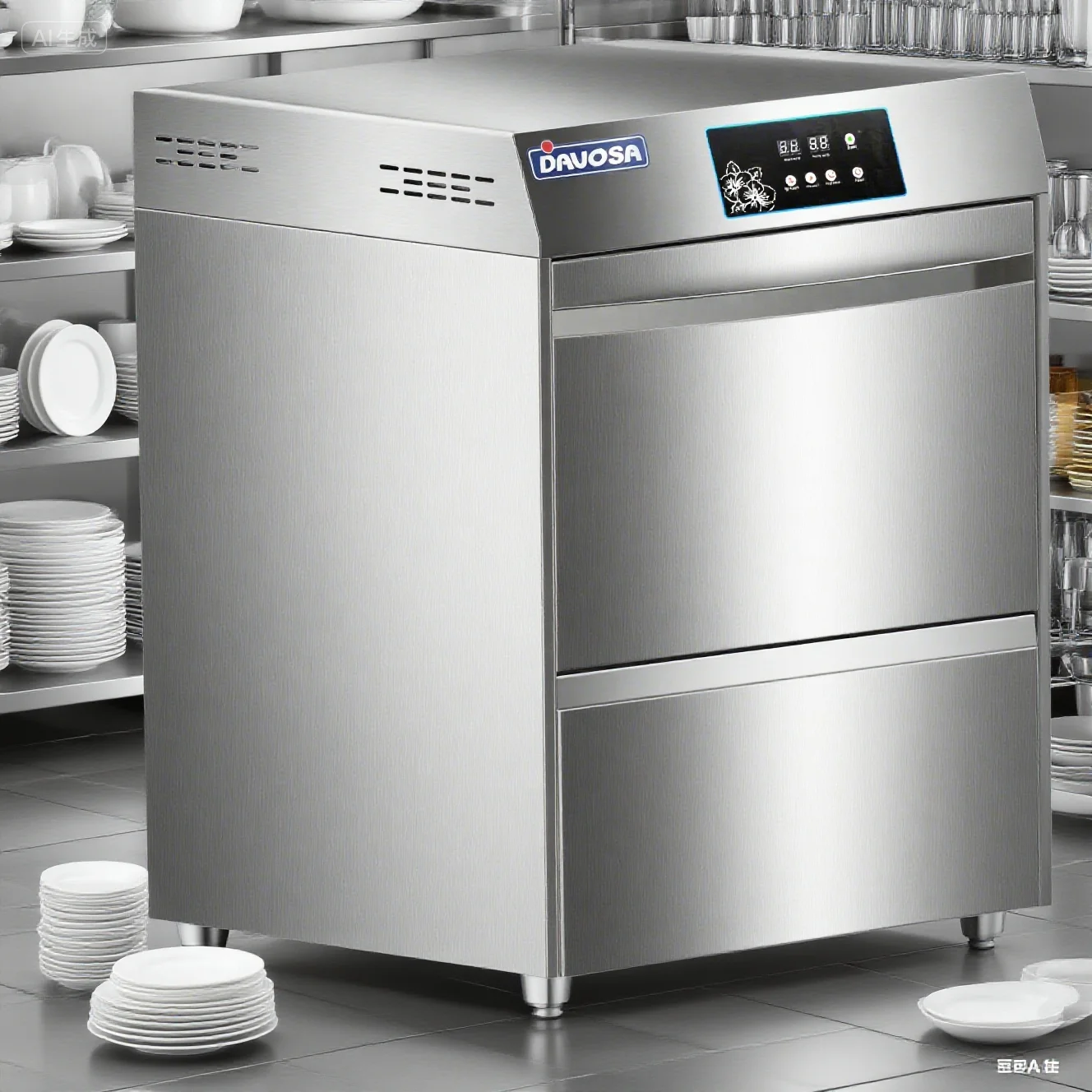 

Automatic Under Counter Bar Glass Dish Washer Stainless Steel Restaurant Undercounter Commercial Dishwasher