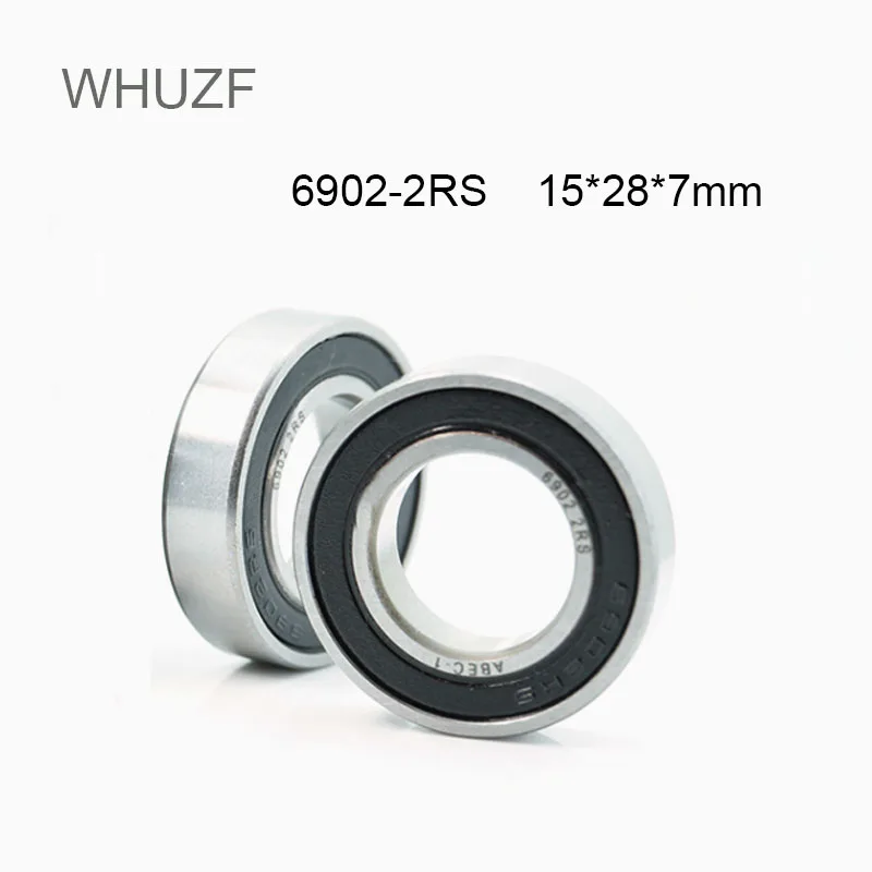 

Подшипник WHUZF 6902-2RS ABEC-3 (10/20/50 шт.) 15x28x7 мм, метрическая тонкая секция 6902 2RS Шарикоподшипники 6902RS 61902 RS