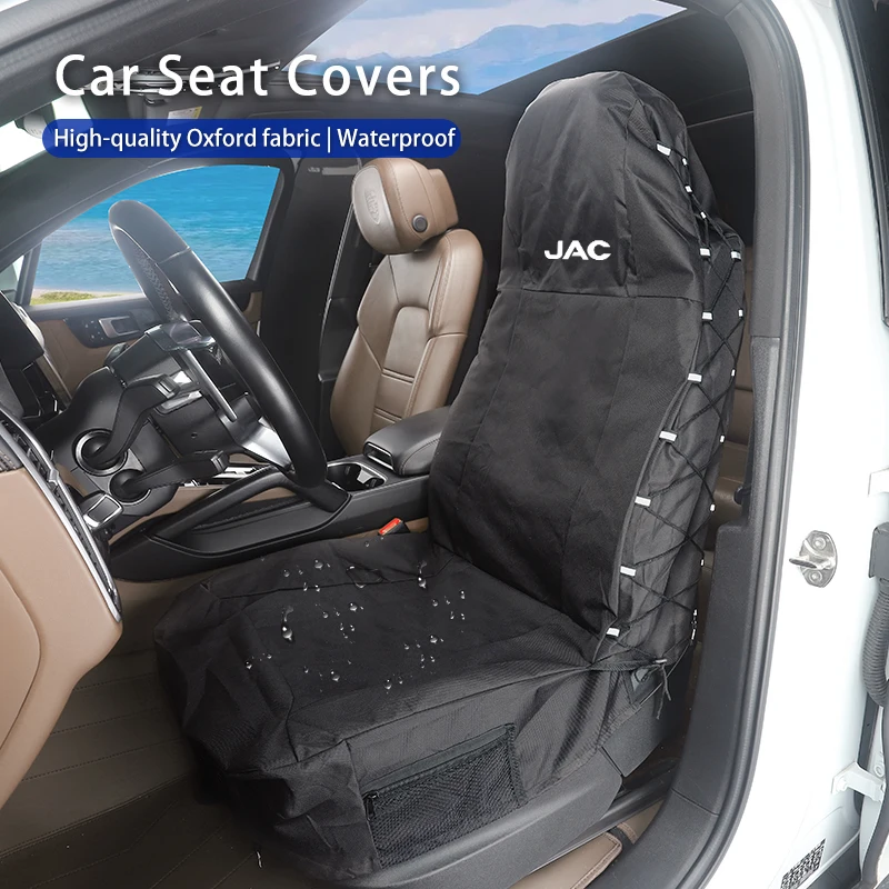 

Oxford cloth car tie up seat cover with storage bag For JAC Refine J3 J4 J7 JS3 JS4 KR1 S2 S3 S4 S5 S7 Vapour T8