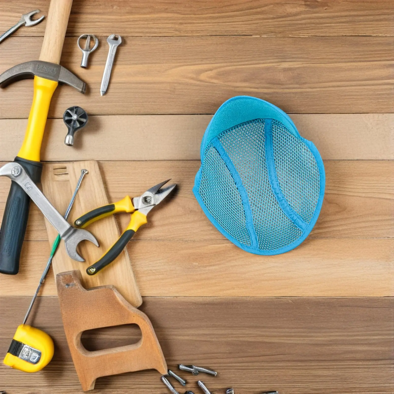 

2Pcs Safety Insert Liner Breathable Hard Hat Cushions Washable Sweat Absorbent Pad for Construction Work