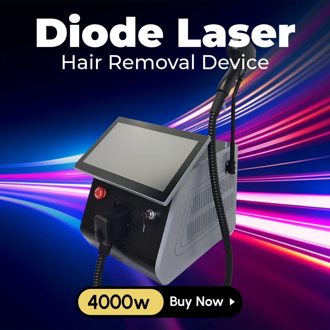 

2025 4000w diode 808 755 940 1064nm 4 wavelength laser diode ice titanium laser body hair removal machine equipment