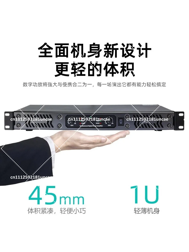 Professional 2 Channel 4 Channel Pure Power Amplifier for Home Theater DJ Sound System