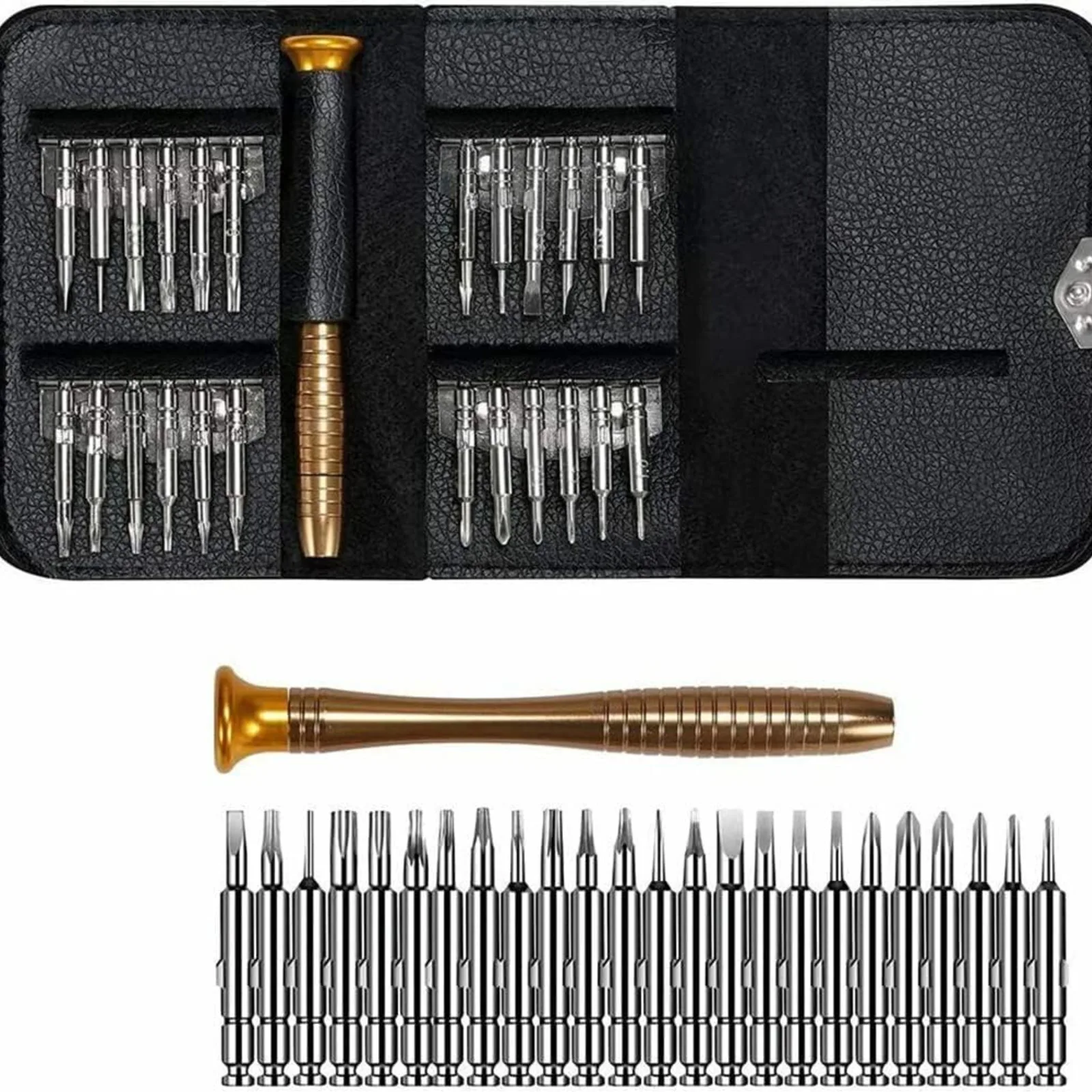 25 in 1 Functional Screwdriver Set Precision Screwdriver Kit Repair Teardown Tool Suitable for Mobile Phone Watch Laptop Glasses