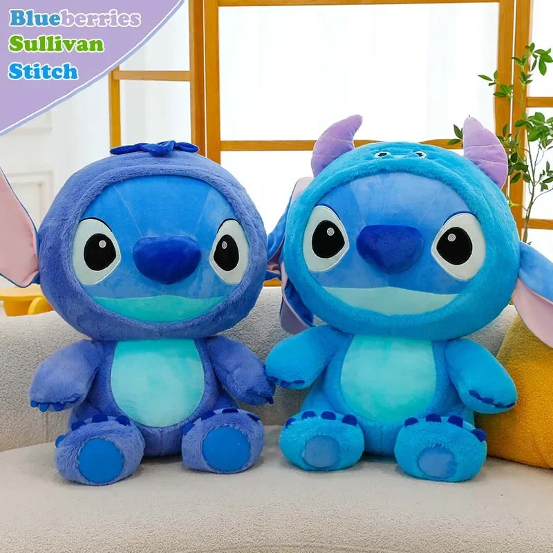 Disney Lilo&Stitch Plush Toys Kawaii Anime Plushie Dolls Sullivan Stitch 65cm Soft Stuffed Pillow Christmas Gifts for Children