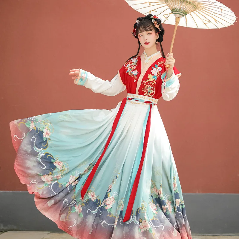 

NT183 Autumn 2024 New Hanfu for Women Fashion Elegant Temperament Female Ancient Costume