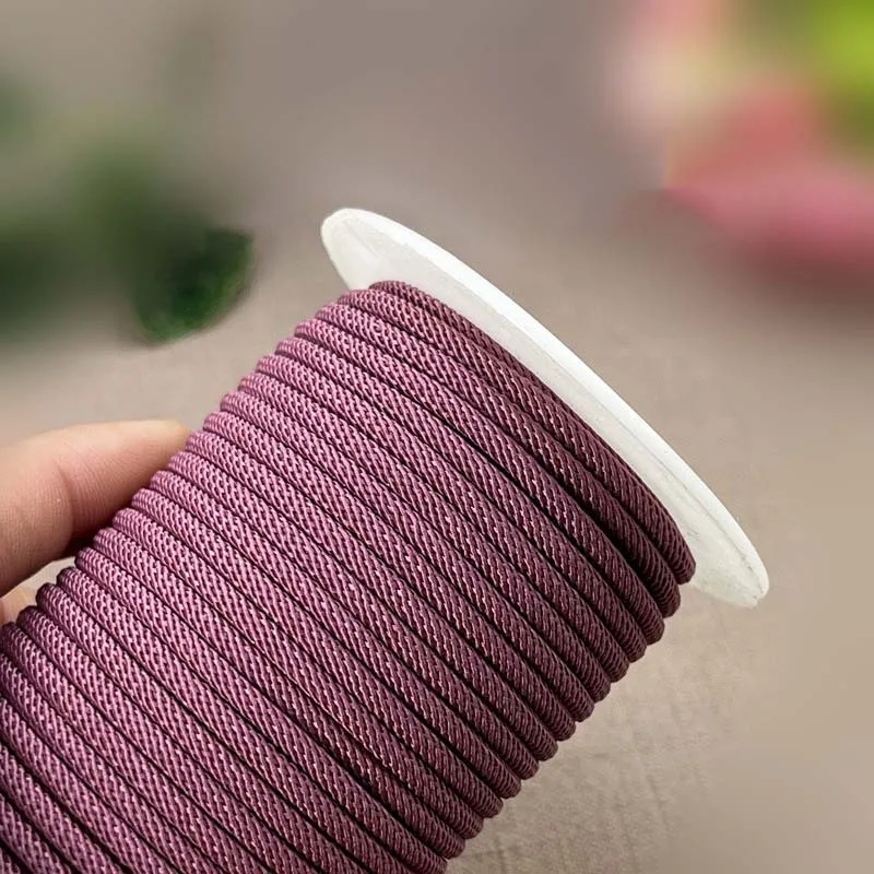 1 بكرة 20 متر 3 مللي متر 4 مللي متر ميلان الموضوع مضفر الحبل أساور قلادة مجوهرات اكسسوارات خيوط الديكور المواضيع حبل قابل للتعديل