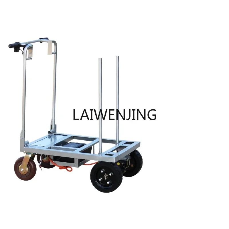 

HLZ special electric trolley for pulling tiles, flat panel truck for pulling goods