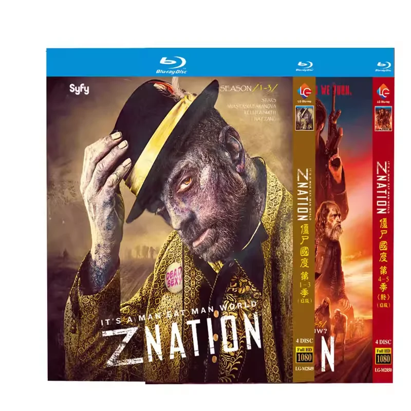 

BD Blu-ray US TV Series Z Nation Seasons 1-5 Japanese Edition 8 Discs