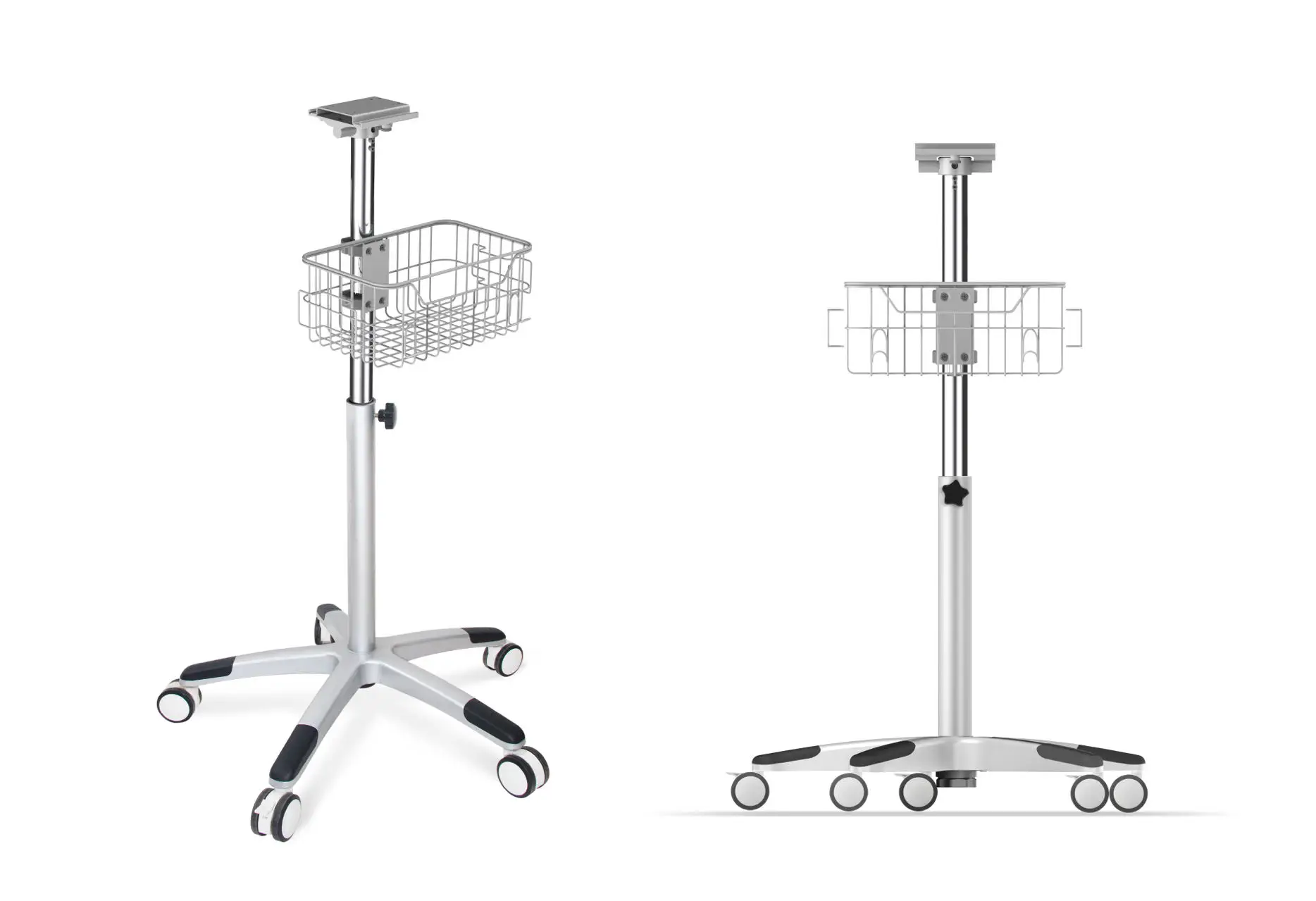 CONTEC Rolling Trolley Cart Vertical Stand for CONTEC  Patient Monitor (Choose right Model as the Patient  Monitor)