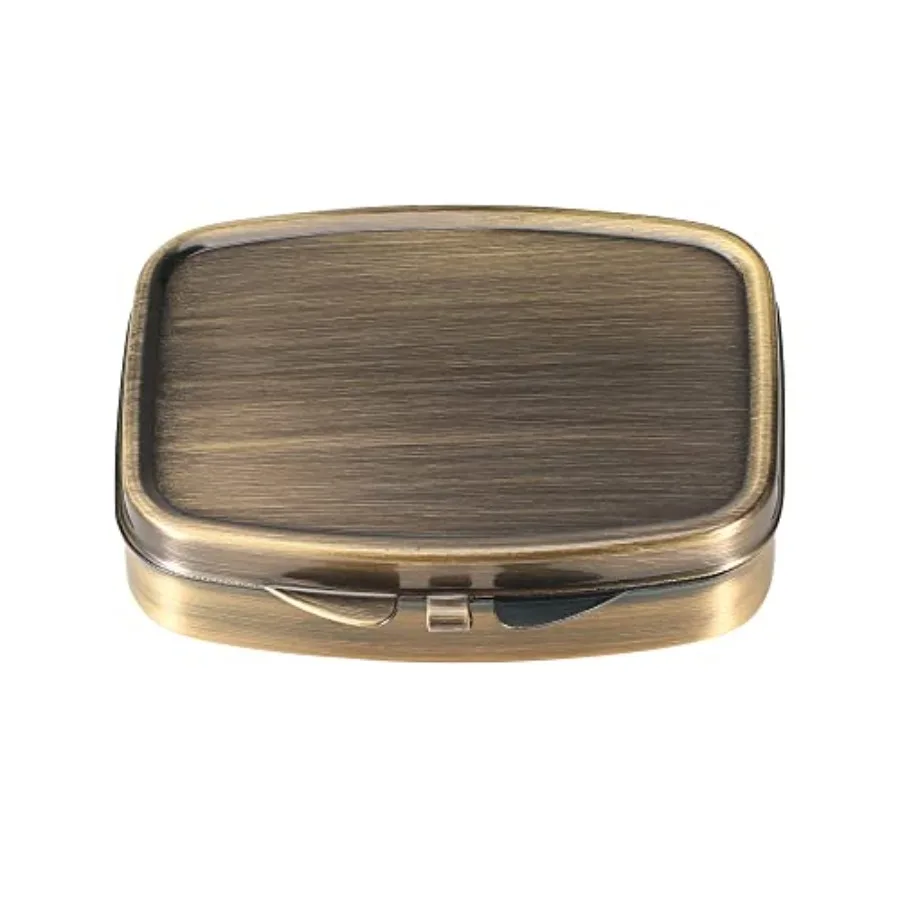 

Pill Pill wit Mirror R ket 2 Compartment Medicine tamin Pill Organizer ket Purse and Travel A-R