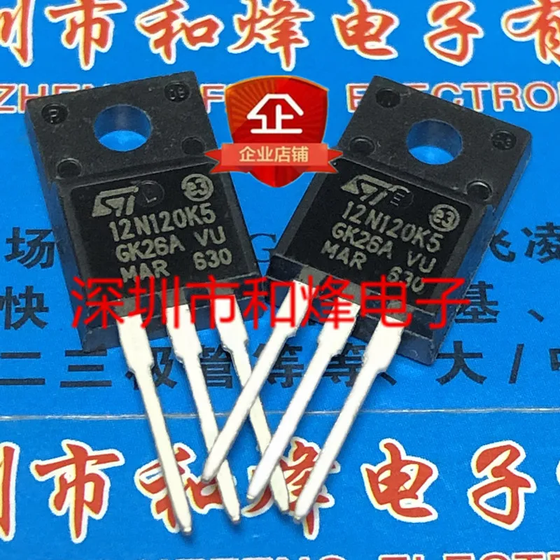 5PCS-10PCS 12N120K5 STF12N120K5  TO-220F   New And Original On Stock