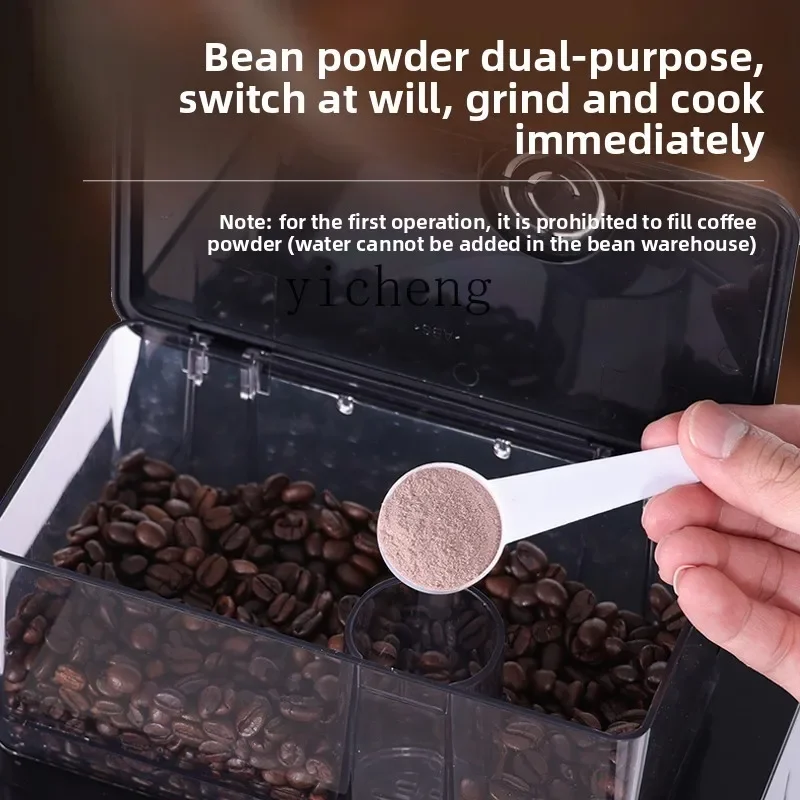 22CCautomatic intelligent freshly ground coffee machine home and commercial Italian American latte coffee