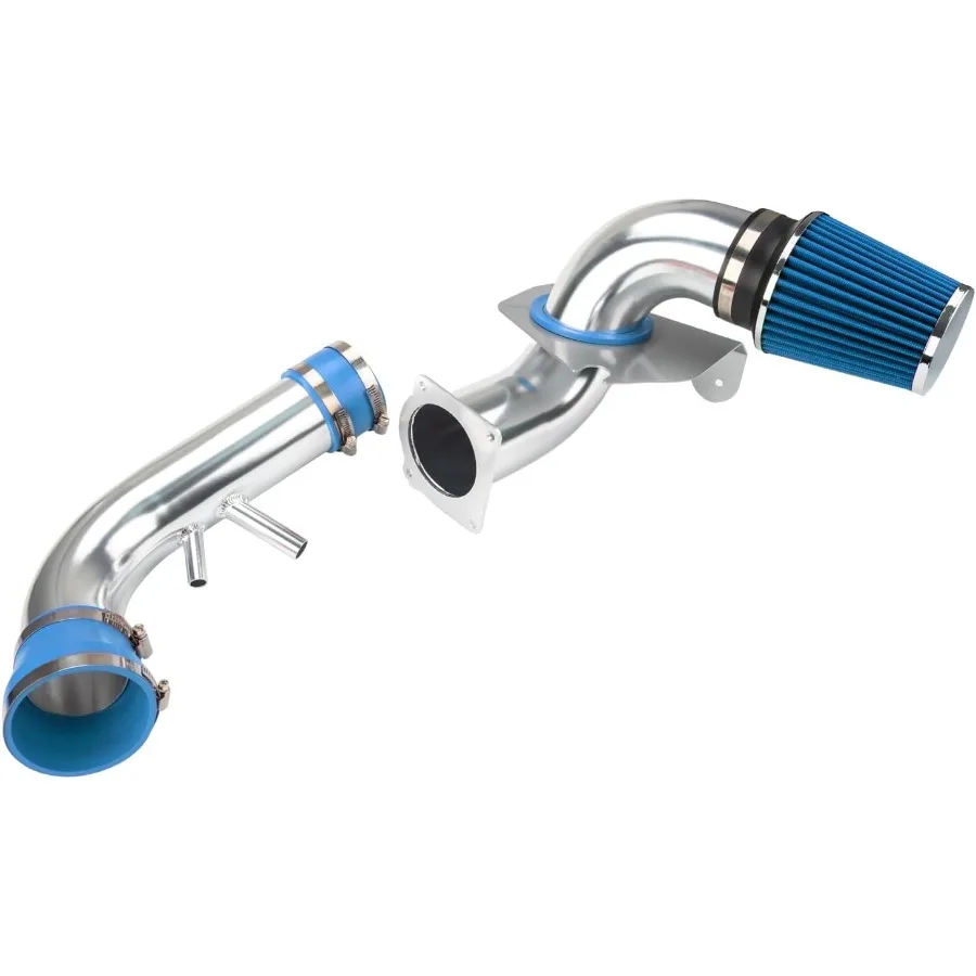 High-Performance 3.5" Cold Air Intake Kit System Designed for  Mustang Models from 1996 to 2004 with V8 4.6L Engine Enhances Eng