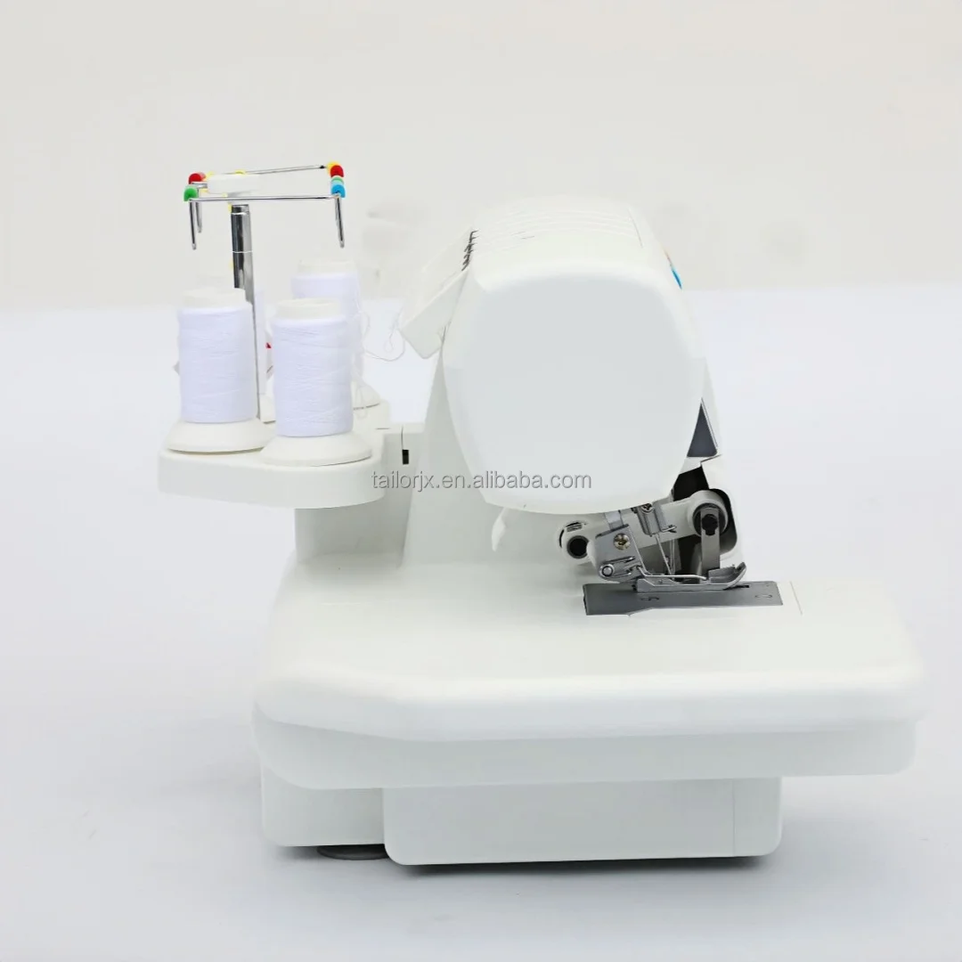 Model 703 Portable Home Use  Domestic Overlock Sewing Machine Four-thread Manual Feed Mechanism Flat-Bed Overlock Stitch
