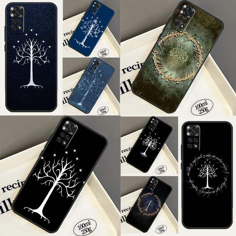 White Tree Of Gondor Case For Xiaomi Redmi Note 10 Pro 8 9 10 11 12 Turbo 9S 10S 11S 12S Redmi 10C 9C 12C Funda