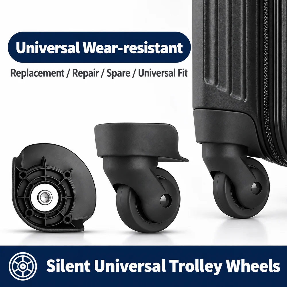 For American Tourister Case Universal Wheel 31T Caster Wheel Replacement Roller Wheel Parts 20Q Lock Suitcase