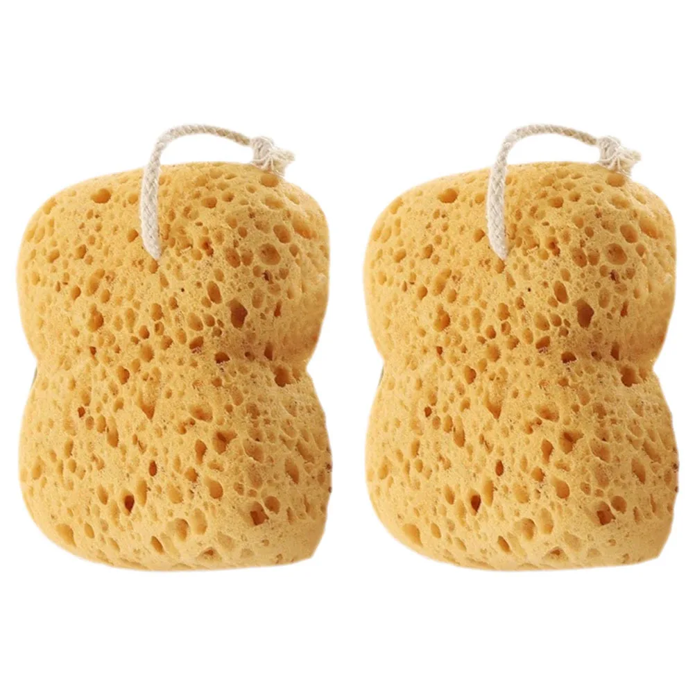 

2Pcs Honeycomb Sea Sponge Soft Exfoliating Body Scrubber Bath Sponge Shower Accessories Skin Exfoliator for Men Women