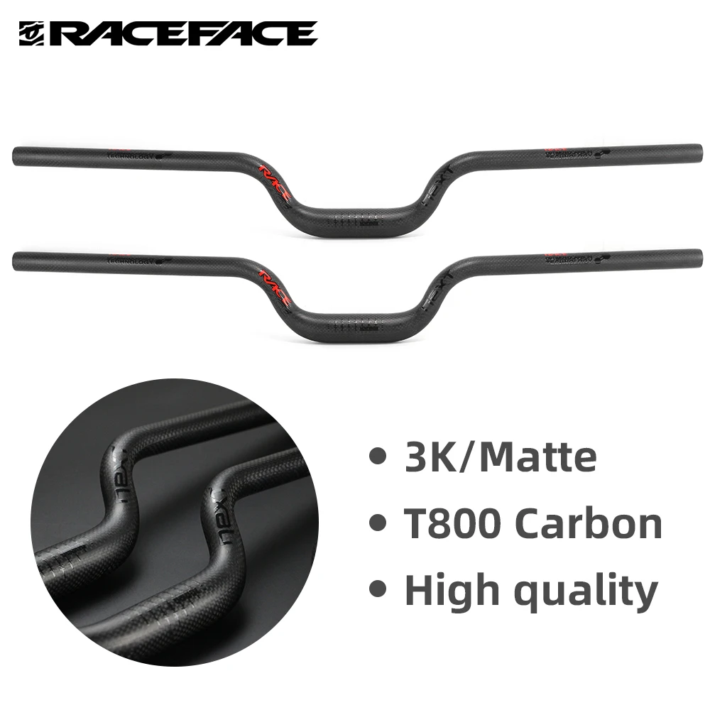 Kierownica Race Face NEXT 25,4 31,8 mm Średnica 3K Matte Carbon Riser BMX MTB 560 mm-700 mm