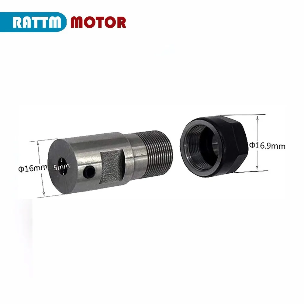 ER11 3mm 4mm 5mm 6mm 8mm Spindle Motor Collet Extension Rod with ER11 Collet Chuck for CNC Engraving Machine