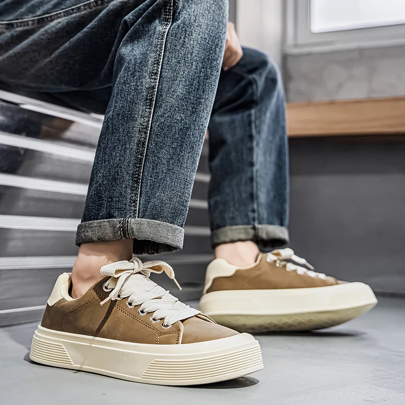 

2026Hot Selling Autumn Simple Mens Casual Shoes Shock-absorbing Fashionable Sports Shoes Foot Protection Rebound Walking Shoes