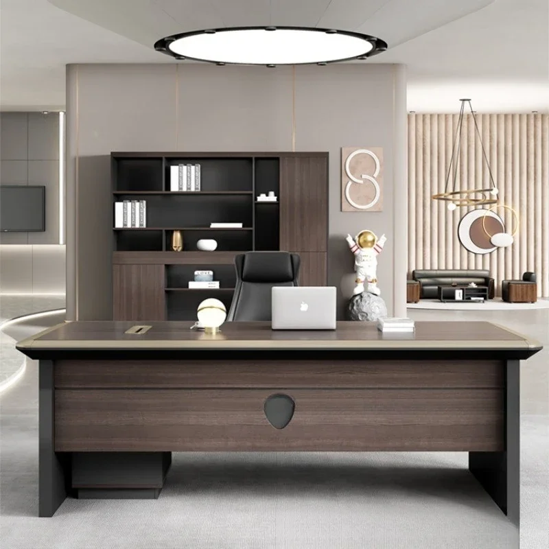 

Офисная мебель Boss Большой компьютерный стол Менеджер Комбинация офисного стола и стула