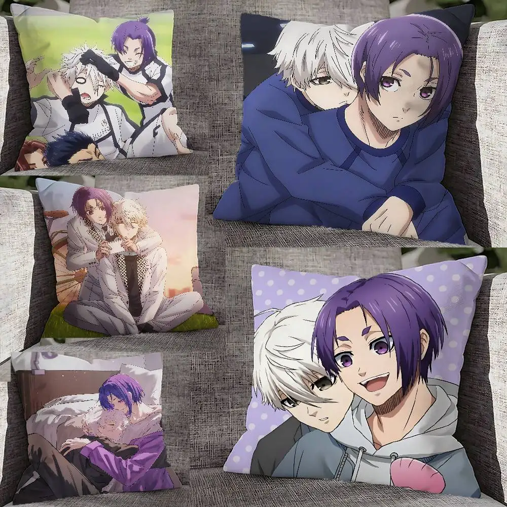 Seishiro Nagi NagiReo Throw Pillow Case For 50x50cm 40x40cm 55x55cm 45x45cm 30x30cm Square Bedroom Pillowcase Cover