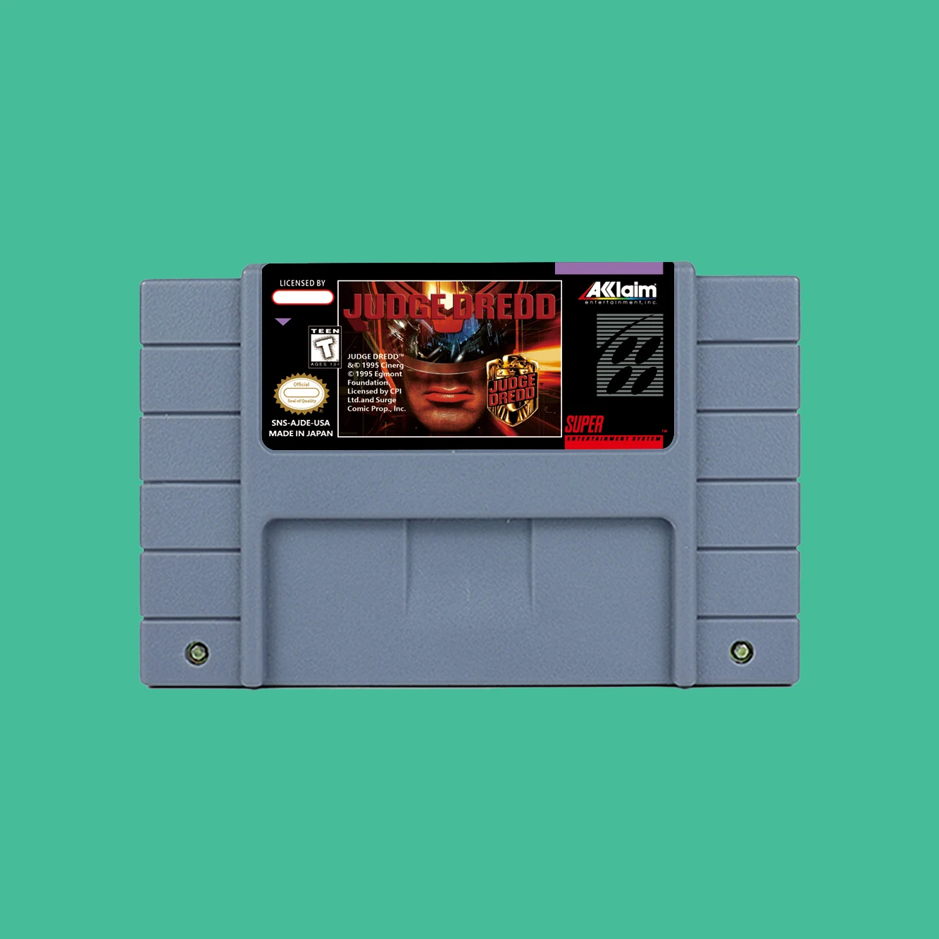 

Action Game for Judge Dredd - USA or EUR version Cartridge available for SNES Game Consoles
