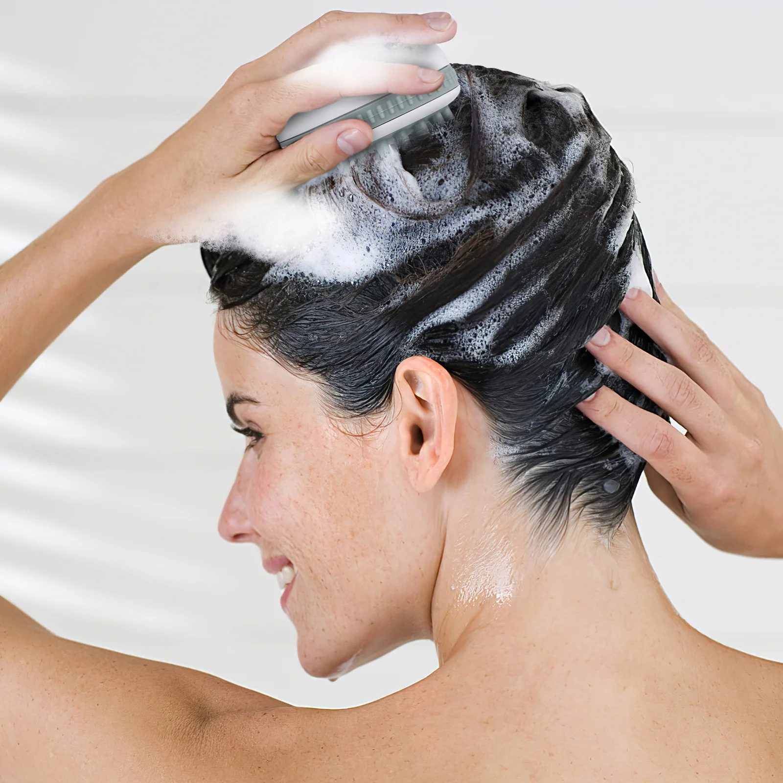 

6Pcs Scalp Massager Brush Dual Purpose Hair Scalp Exfoliator for Dry Wet Use Deep Cleansing Massage Bristles Portable Household