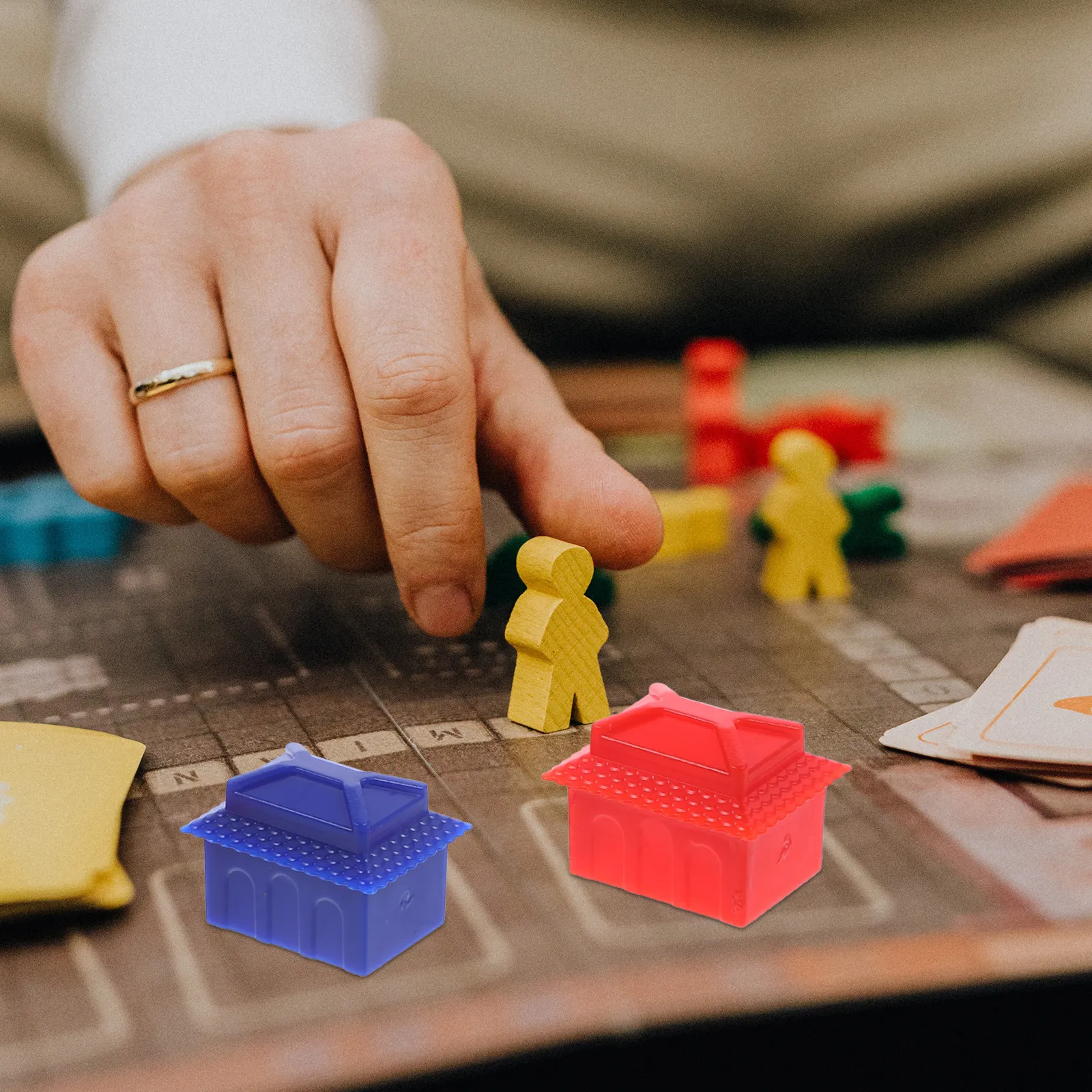 1 Set Spielmarken, Haus- und H – Board Game Hotel Bewertung und Preis
