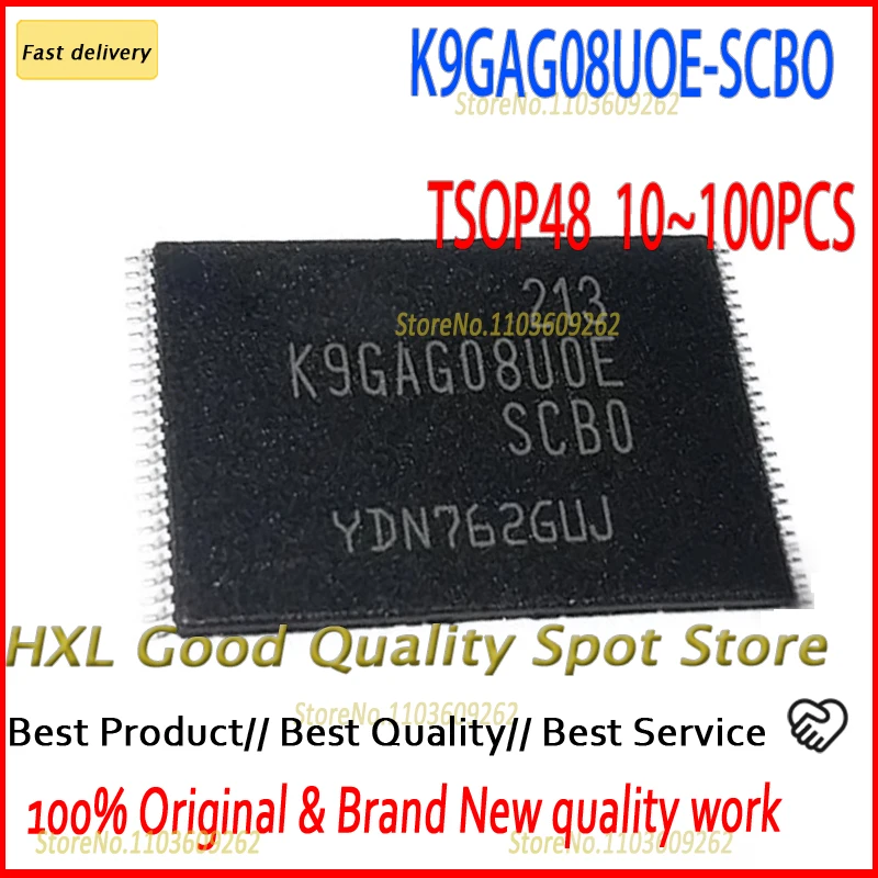 

10pcs/lot K9GAG08U0E-SCB0 TSOP48 K9GAG08U0E-SCBO K9GAG08UOE-SCB0 K9GAG08UOE-SCBO