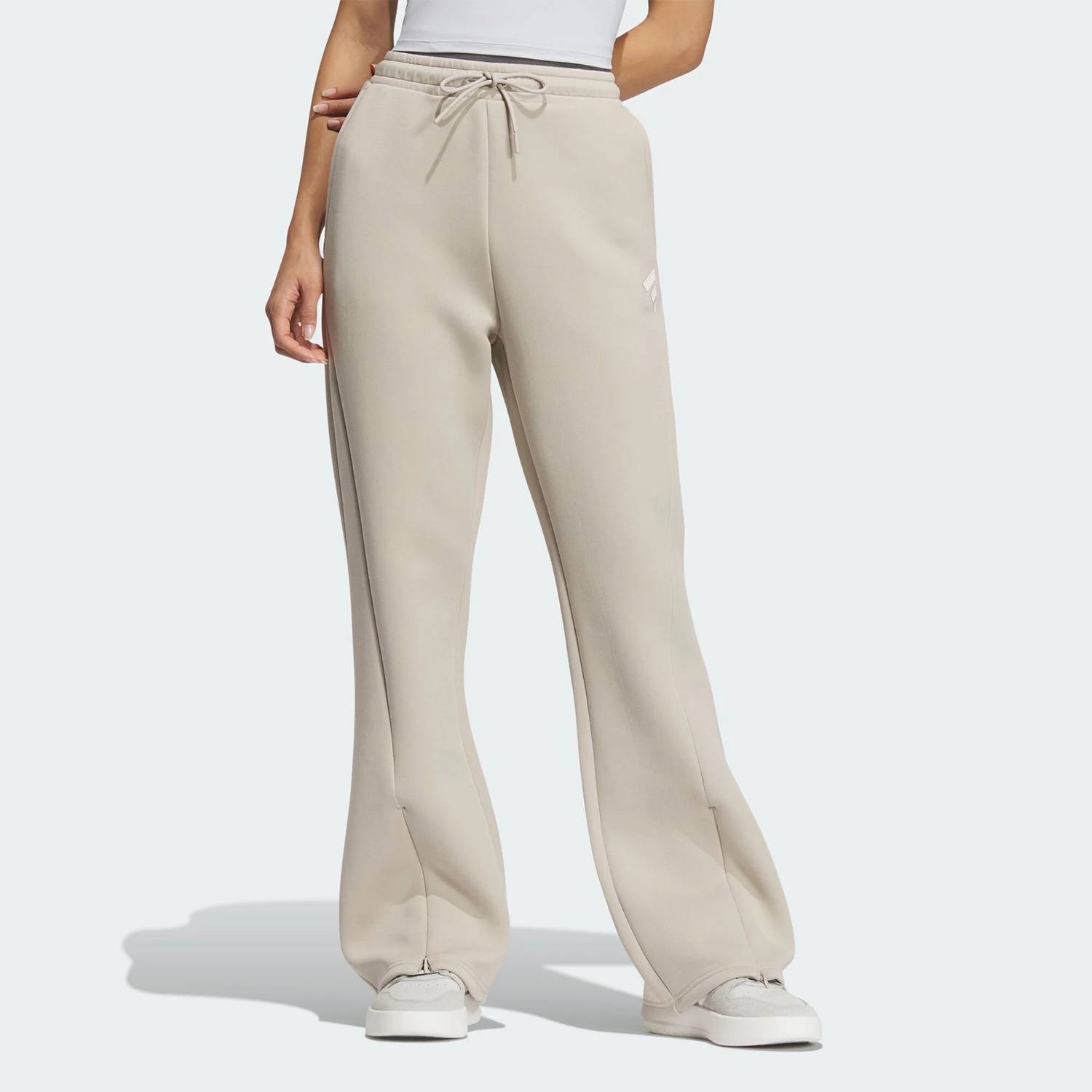 

Официальные женские простые спортивные брюки Adidas FUSTL W P KNPT JW1970