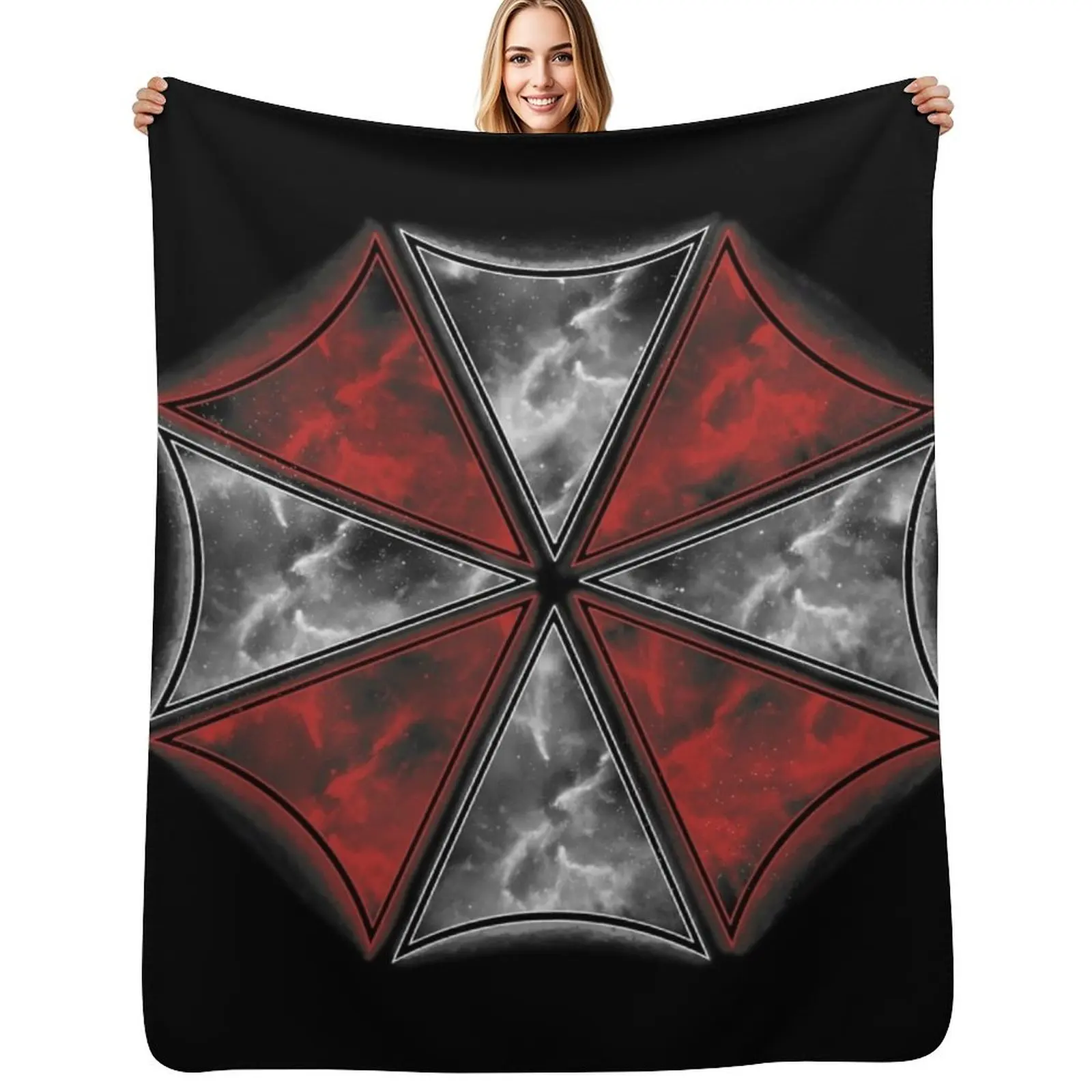 

Smoke Umbrella Throw Blanket Thermals For Travel Retros halloween Warm Blankets