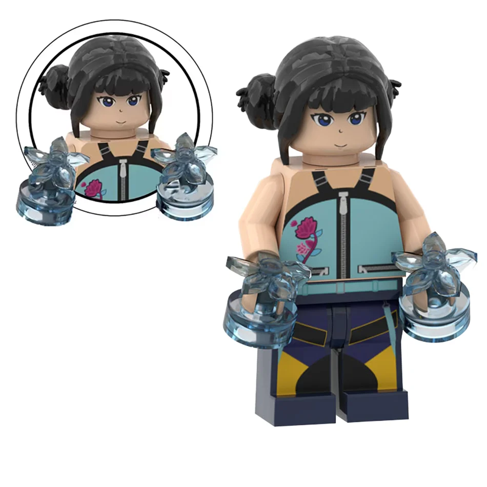 New product: Demon Devil Hunters Building Blocks Rumi Mira Assembly Model Doll Building Blocks Toy decorative ornaments Handmade
